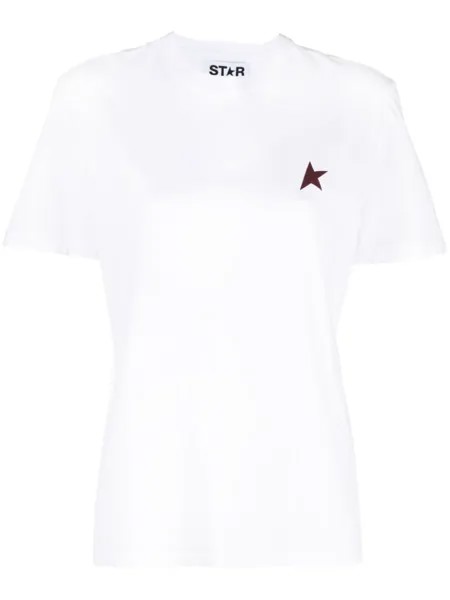 Футболка с логотипом Golden Goose, белый