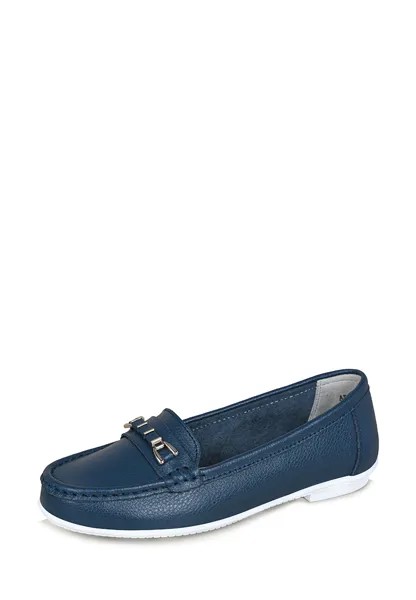 Мокасины женские Alessio Nesca ADL21SS-103 синие 39 RU