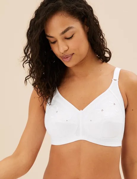 Бюстгальтер с полной чашкой Total Support с вышивкой DD-K Marks & Spencer