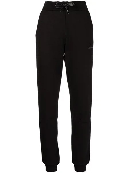 Armani Exchange спортивные брюки тонкой вязки