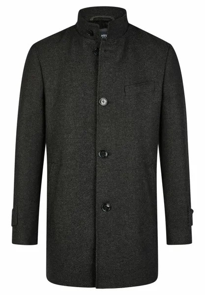 Классическое пальто Hechter Paris, темно-серый меланж