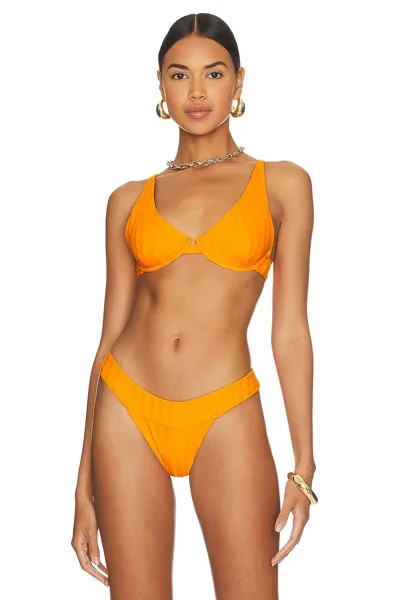 Топ бикини vitamin A Rossi Halter Underwire, цвет Tangerine SuperRib