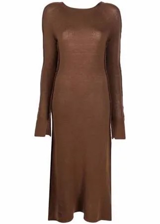 Marni round-neck knitted dress