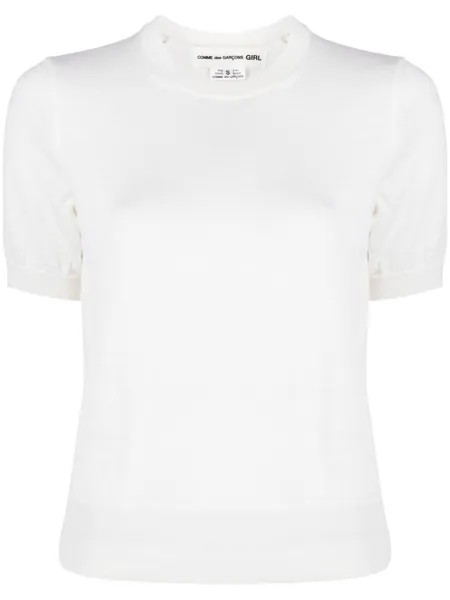 Comme Des Garçons Girl трикотажный топ с короткими рукавами