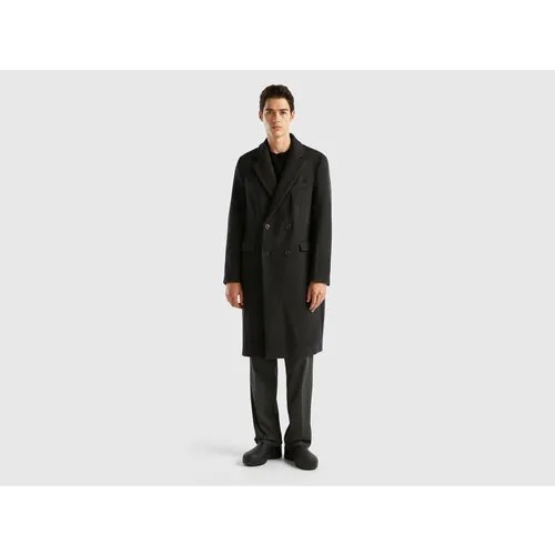 Пальто UNITED COLORS OF BENETTON, размер 54, серый