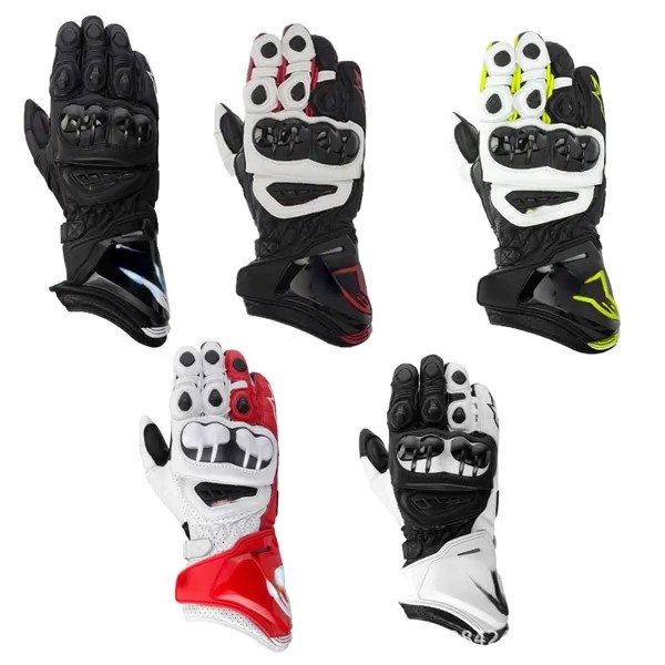 Длинные перчатки для мотокросса, мотоциклетные перчатки с закрытыми пальцами, твердая оболочка, защитная кожа, для гонок, езды, вождения