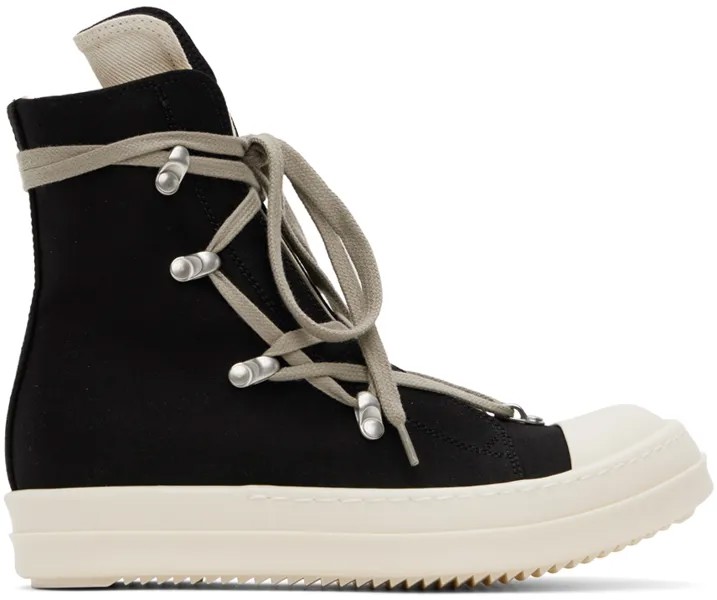 Черные кроссовки Hexa Sneaks Rick Owens Drkshdw