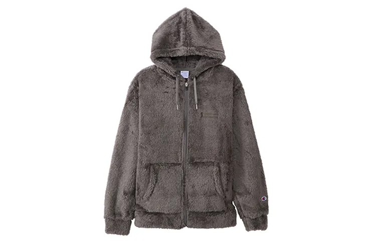 Бархатная куртка унисекс Champion, цвет Charcoal Gray