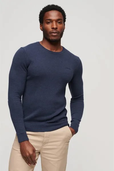 Джемпер Essential Crew Superdry, синий