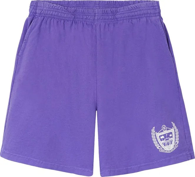 Шорты Sporty & Rich Beverly Hills Gym Short 'Purple', фиолетовый