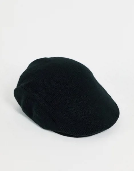 Черная плоская кепка French Connection-Черный цвет