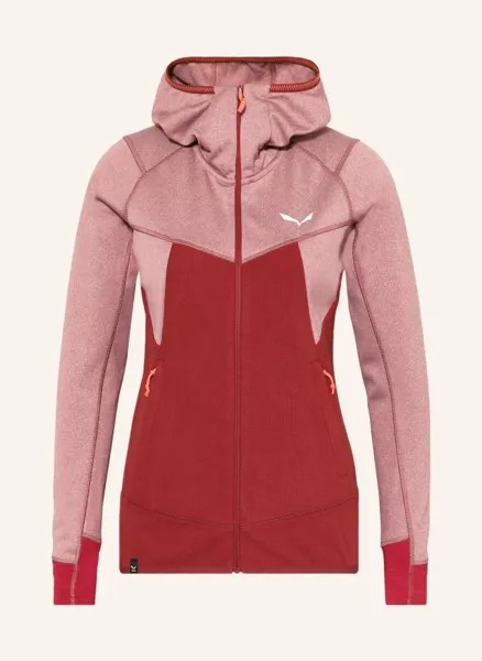 Куртка среднего слоя puez polarlite Salewa, красный