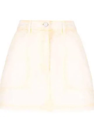 Alberta Ferretti юбка мини из вареного денима