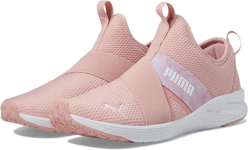 Кроссовки Better Foam Prowl Slip-On Marbleized PUMA, цвет Future Pink/Puma White/Frosty Pink