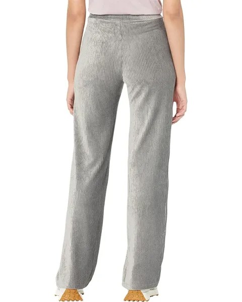 Брюки Juicy Couture Wale Velour Pants, цвет Steal A Look Grey