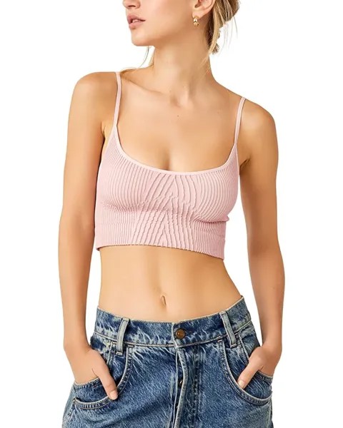 Бюстгальтер Free People Kickback Seamless, цвет Bleached Mauve