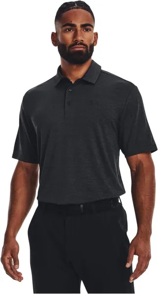 Рубашка-поло Playoff Polo 3.0 Under Armour Golf, цвет Black/Jet Gray/Black