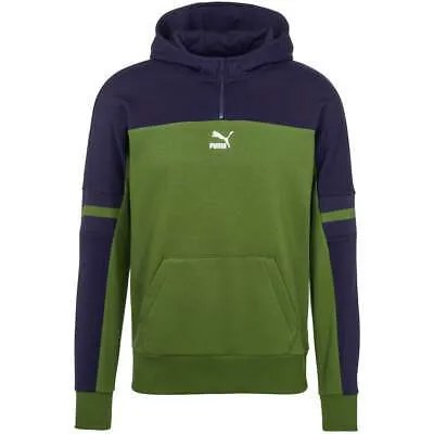Puma Xtg Pullover Hoodie Mens Green Повседневная верхняя одежда 595315-33