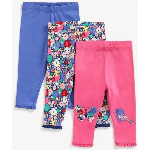 Брюки mothercare, размер 80, розовый/синий