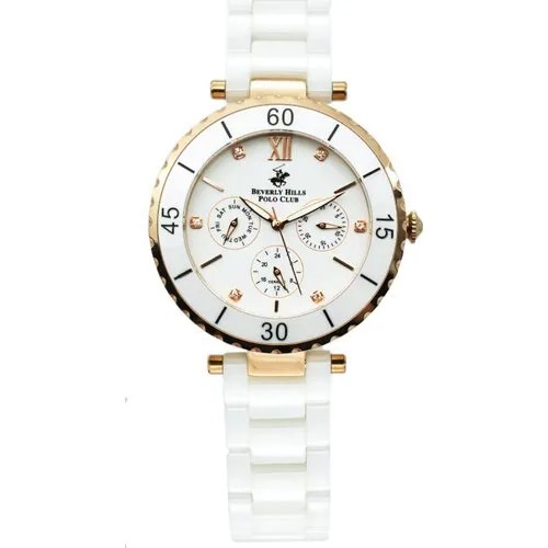 Наручные часы Beverly Hills Polo Club Наручные часы Beverly Hills Polo Club BP3364X.433, белый, золотой