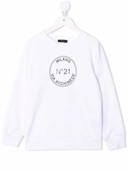 Nº21 Kids толстовка с логотипом