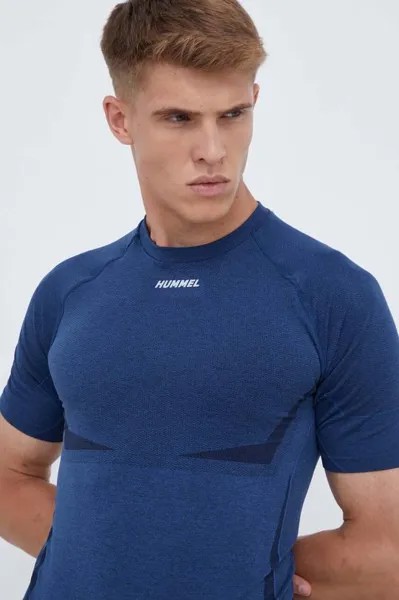 Тренировочная рубашка Майка Hummel, темно-синий