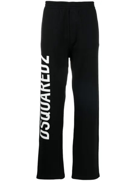 Dsquared2 спортивные брюки с логотипом, черный