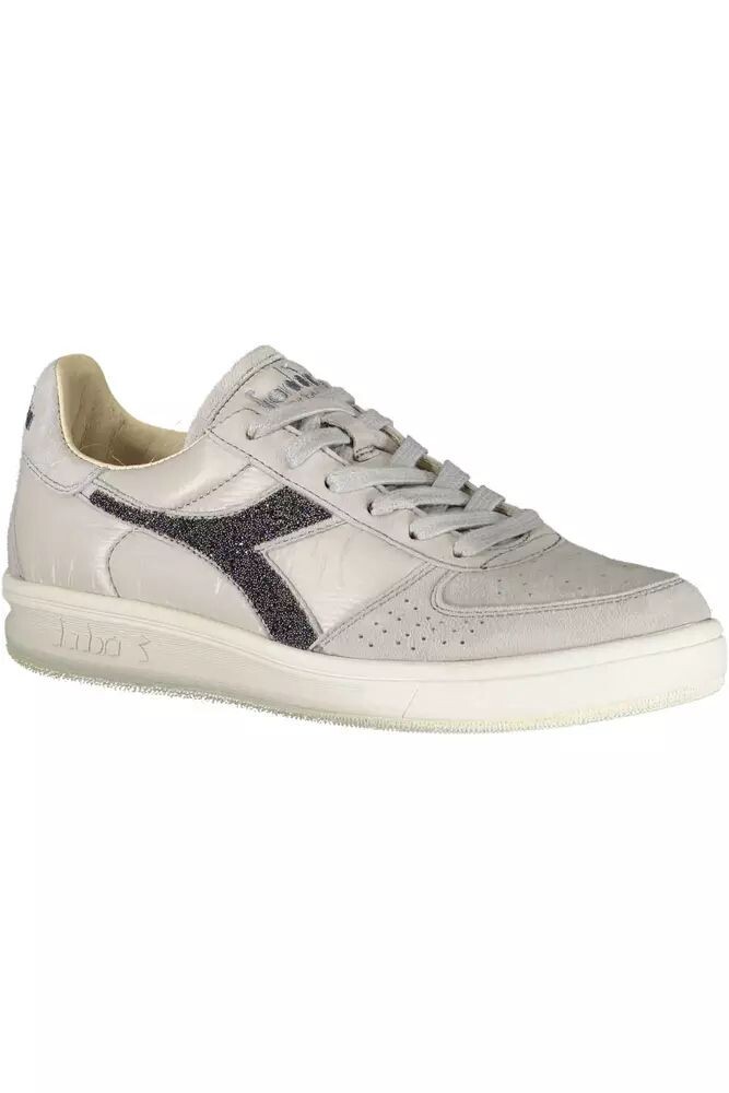 Diadora Элегантные женские кроссовки с декором Swarovski, серый