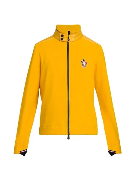 Флисовая куртка Grenoble на молнии спереди Moncler, желтый