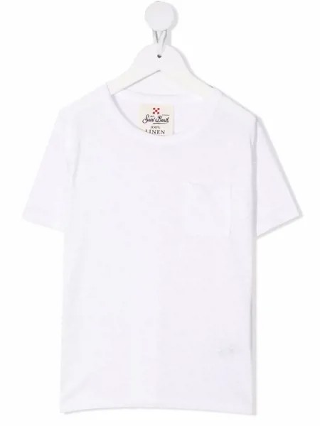 Mc2 Saint Barth Kids футболка с нагрудным карманом