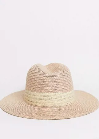 Шляпа Boardmans-Светло-коричневый