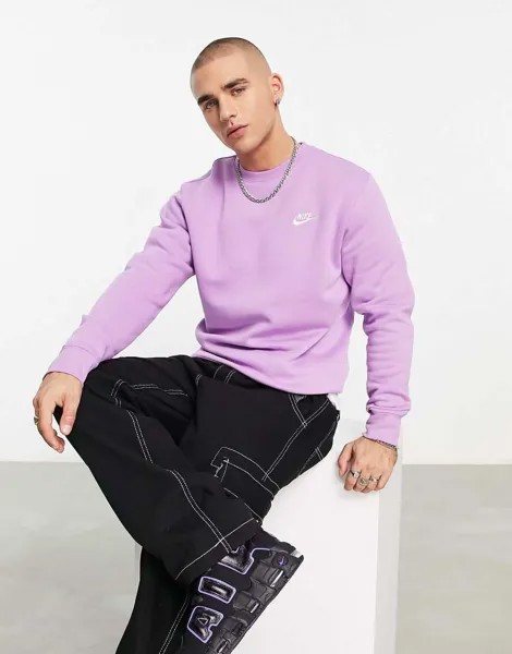 Фиолетовый свитшот Nike Club