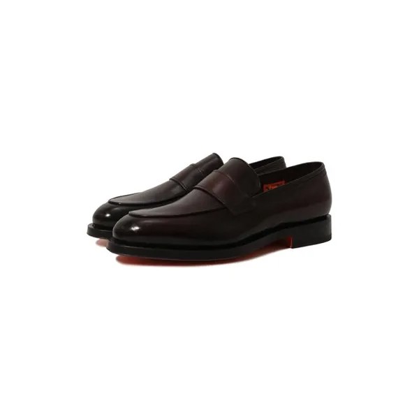 Кожаные лоферы Santoni