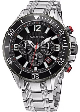 Швейцарские наручные  мужские часы Nautica NAPNSS124. Коллекция NST Chronograph