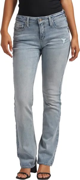 Джинсы Silver Jeans Co. Elyse Mid-Rise Slim Bootcut Jeans L03601CAA233, индиго