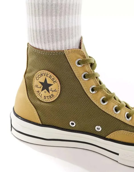 Кроссовки Converse Chuck 70 Hi Cordura цвета хаки