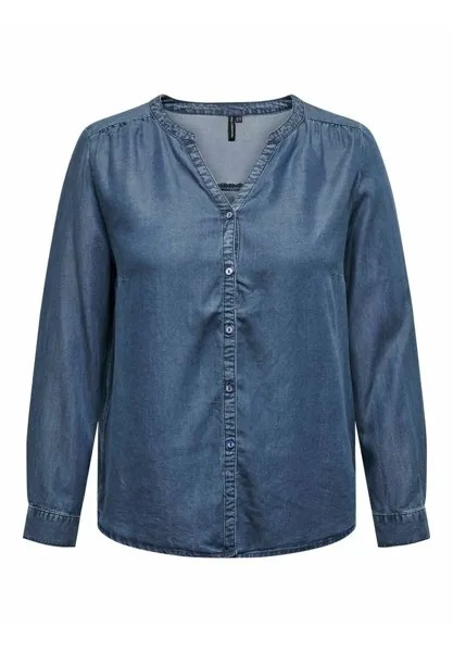 Блузка CURVY ONLY Carmakoma, цвет dark blue denim