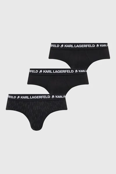 Трусы 225M2102 (3 шт.) Karl Lagerfeld, черный