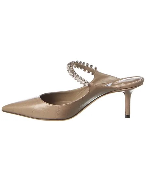 Кожаные туфли Jimmy Choo Bing 65, коричневый