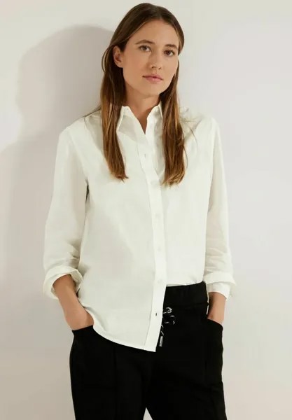Блузка-рубашка LANGE Cecil, цвет weiß
