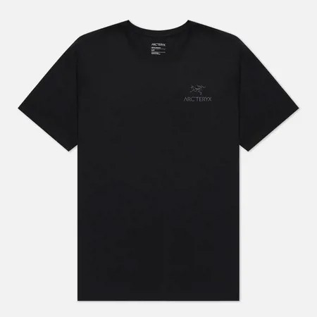 Мужская футболка Arcteryx Emblem SS, цвет чёрный, размер XXL
