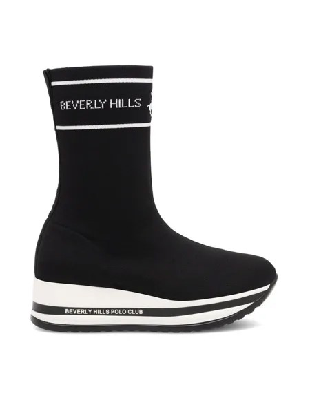 Ботильоны на танкетке Beverly Hills Polo Club, черный