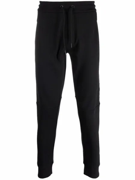 Calvin Klein Jeans спортивные брюки с логотипом на лампасах, черный