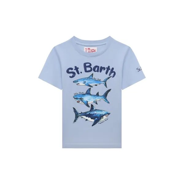 Хлопковая футболка MC2 Saint Barth