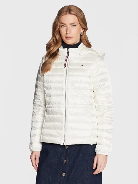 Пуховик стандартного кроя Tommy Hilfiger, белый