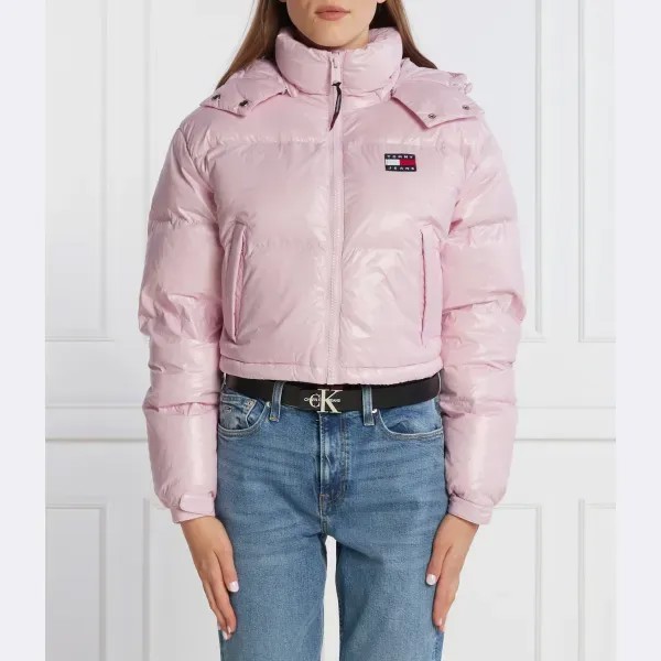 Пуховик стандартного кроя Tommy Hilfiger, розовый