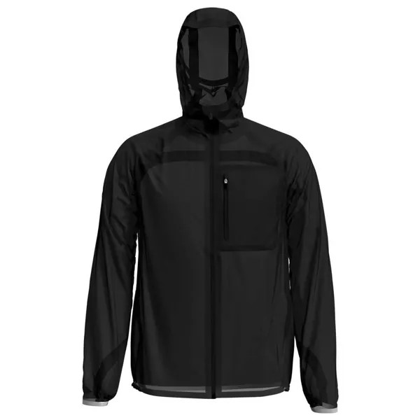 Спортивная куртка Odlo Zeroweight Dual Dry WP Hoodie, черный