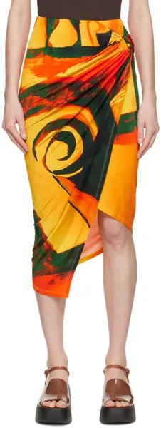 Оранжевая юбка-миди Coastline Louisa Ballou