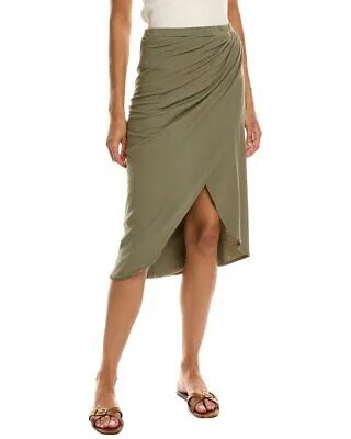 Женская юбка миди Monrow с присборенными краями в рубчик