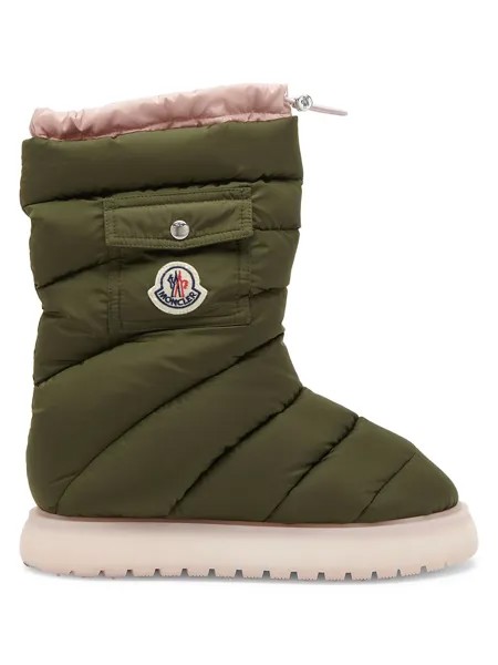 Зимние сапоги Gaia Puffer Moncler, зеленый